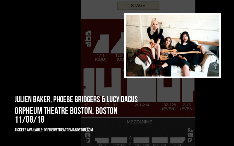 Julien Baker, Phoebe Bridgers & Lucy Dacus at Orpheum Theatre Boston