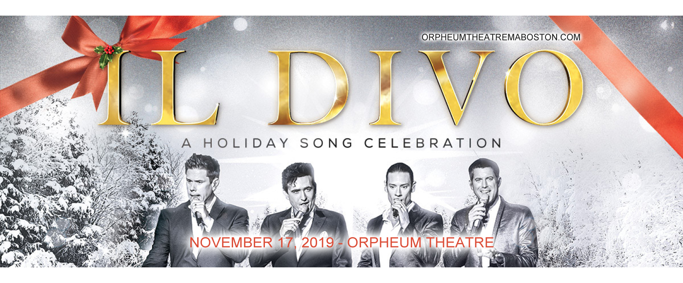 Il Divo at Orpheum Theatre Boston