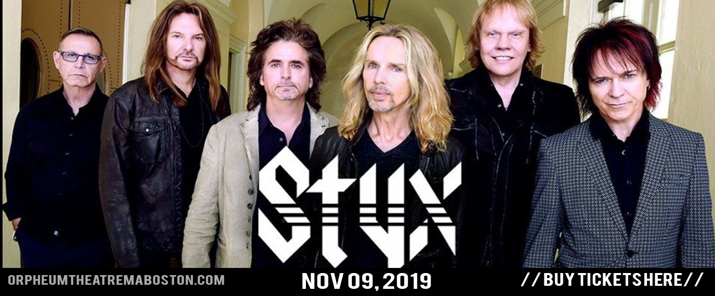 Styx at Orpheum Theatre Boston