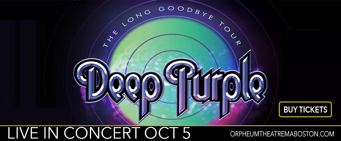 Deep Purple at Orpheum Theatre Boston