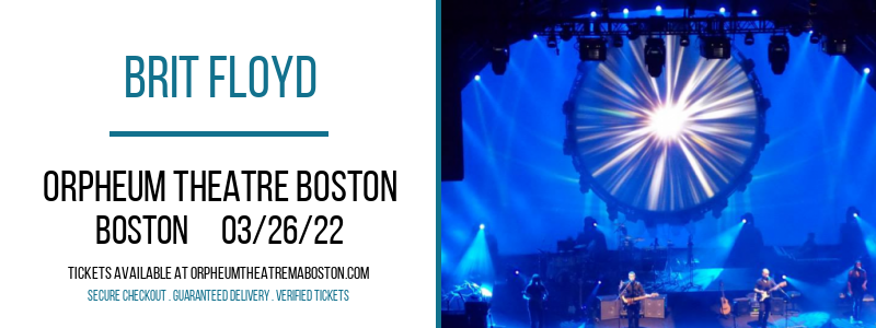 Brit Floyd at Orpheum Theatre Boston