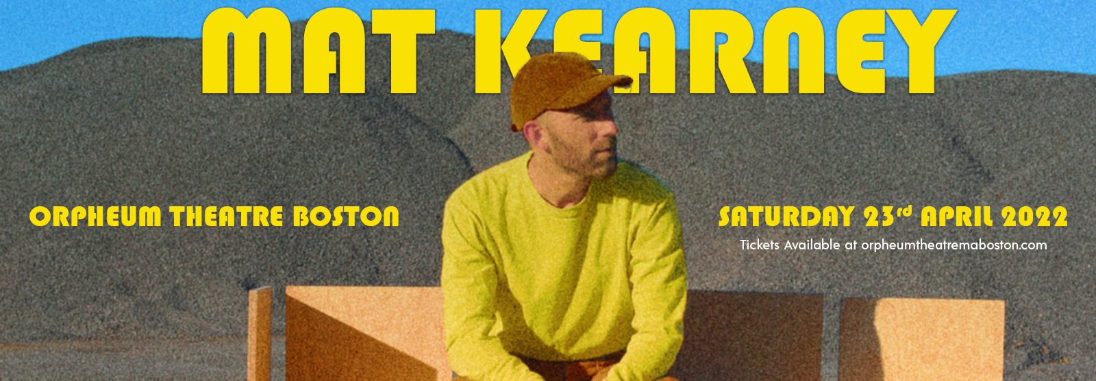 Mat Kearney at Orpheum Theatre Boston