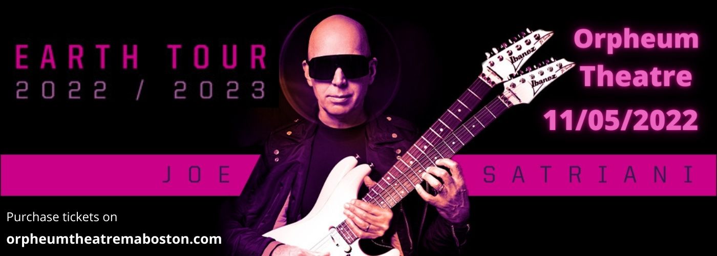 Joe Satriani at Orpheum Theatre Boston