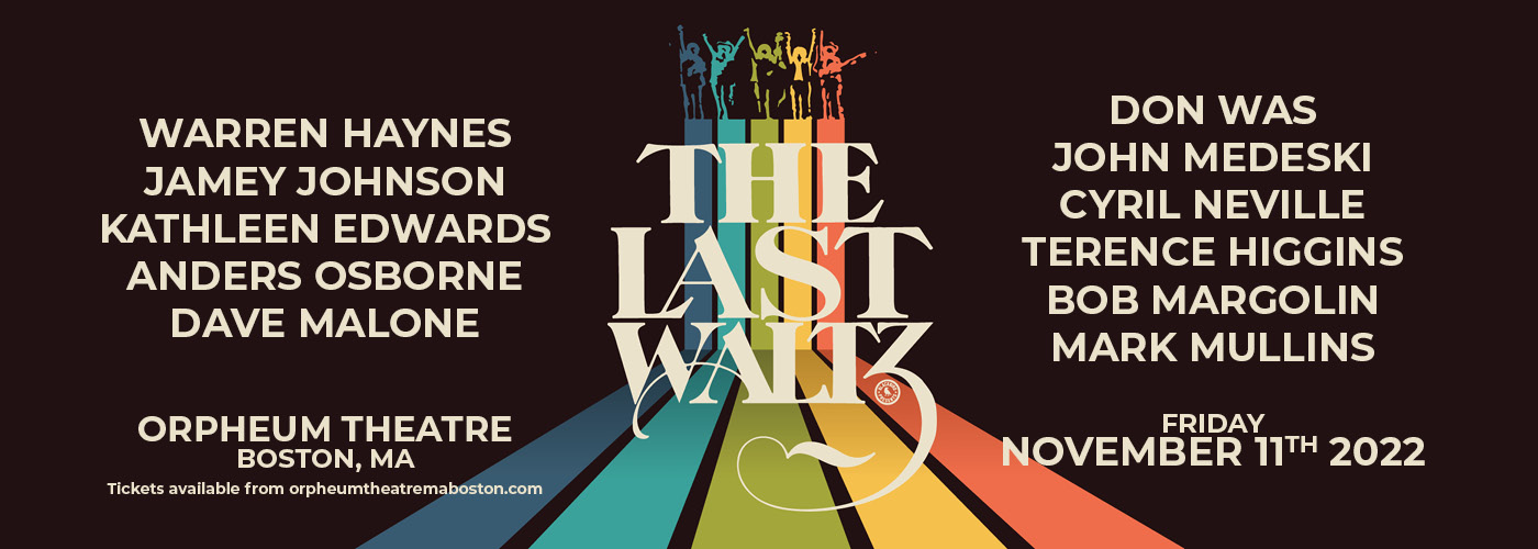 The Last Waltz Tour: Warren Haynes, Jamey Johnson, Kathleen Edwards, Anders Osborne, Dave Malone, and more at Orpheum Theatre Boston