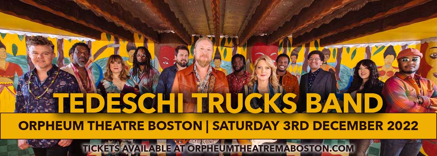 Tedeschi Trucks Band Tickets | 3rd December | Orpheum Theatre 