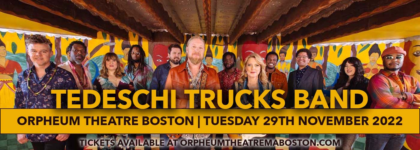Tedeschi Trucks Band at Orpheum Theatre Boston