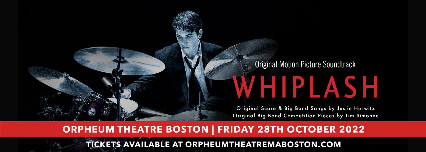 Whiplash - Band [CANCELLED] at Orpheum Theatre Boston