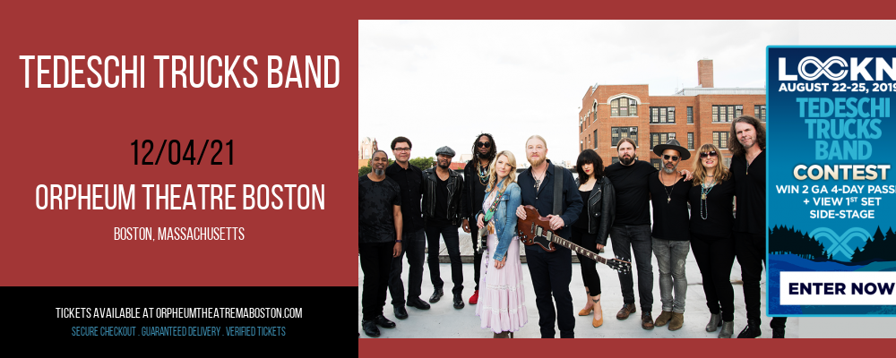 Tedeschi Trucks Band at Orpheum Theatre Boston